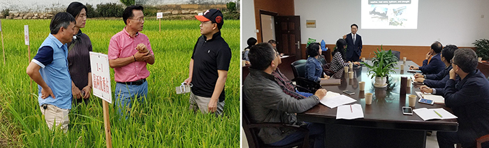 중국농업과학원과 농업기술교류